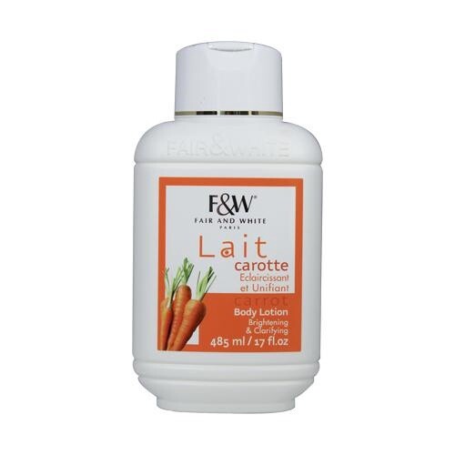 Fair And White  Lait Carrot Body Lotion Brightening & Clarifying