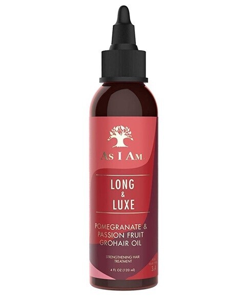 Long &amp; Luxe  Pomegranate &amp; Passion Fruit GroHair Oil