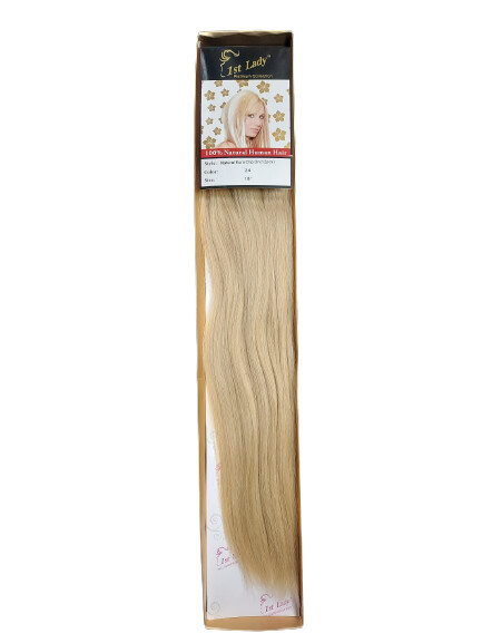 1st LADY NATURAL EURO CLIP-ON 12 PCS, Colour: P12/16/613, Length: 18&quot;