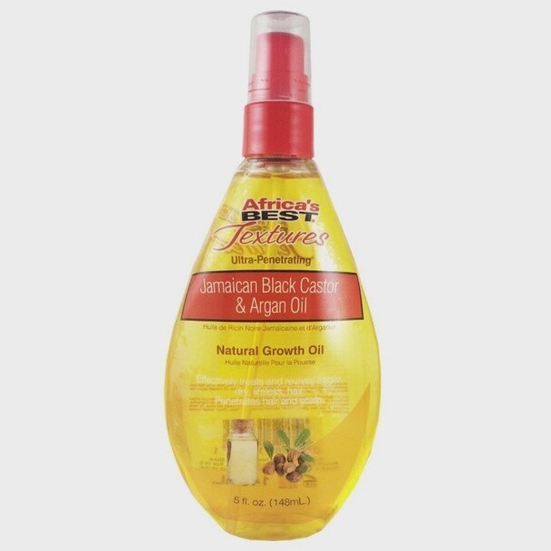 Textures Jamaican Black Castor &amp; Argan Oil Natural Growth Oil