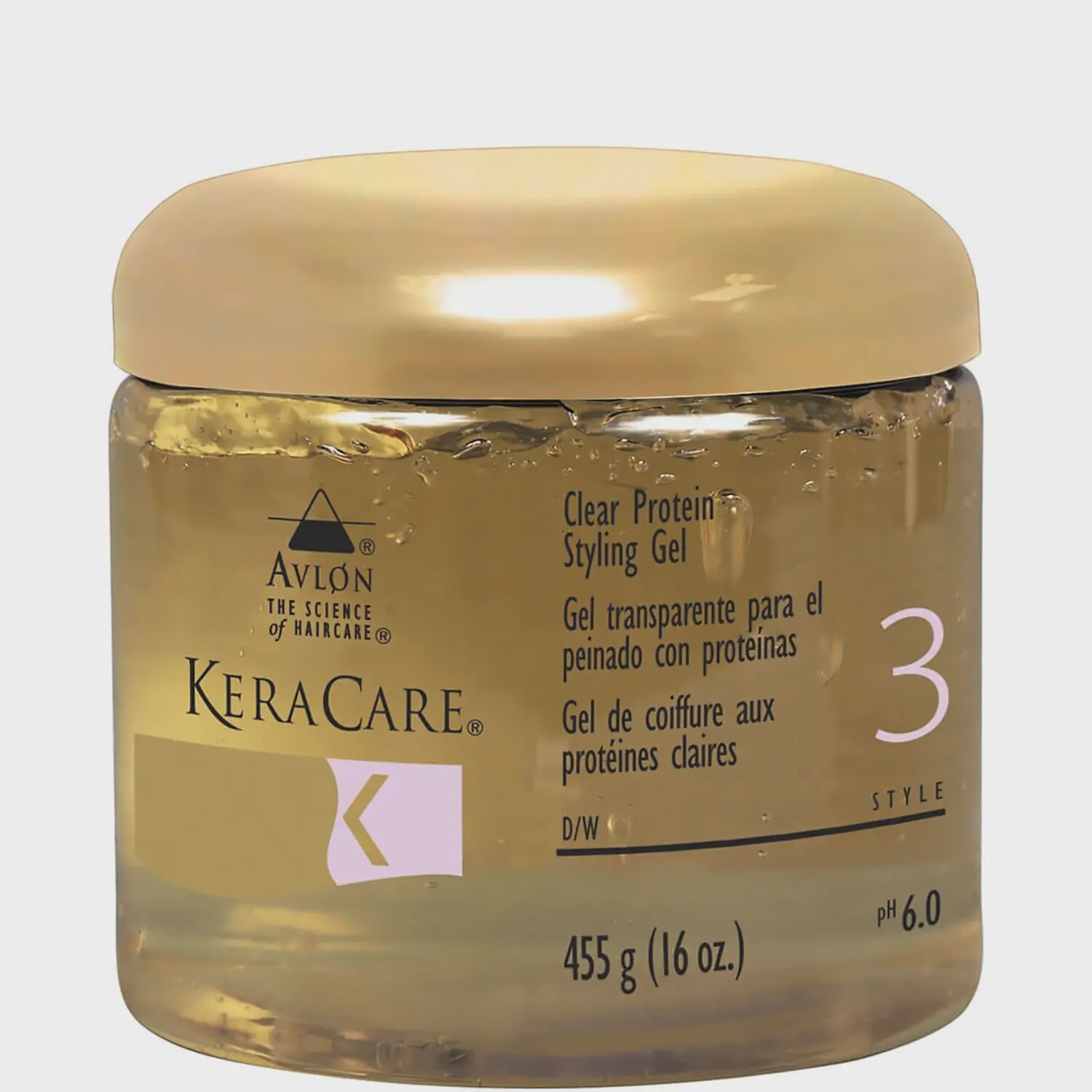 KeraCare  Clear Protein Styling Gel 3 Style