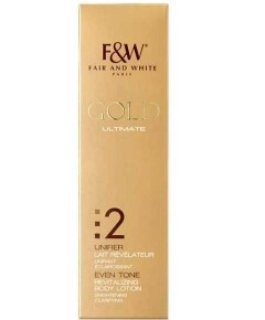 Fair And White Gold Ultimate 2 Unifier Even Tone Revitalizing Body Lotion Brightening Clarifying/500ml