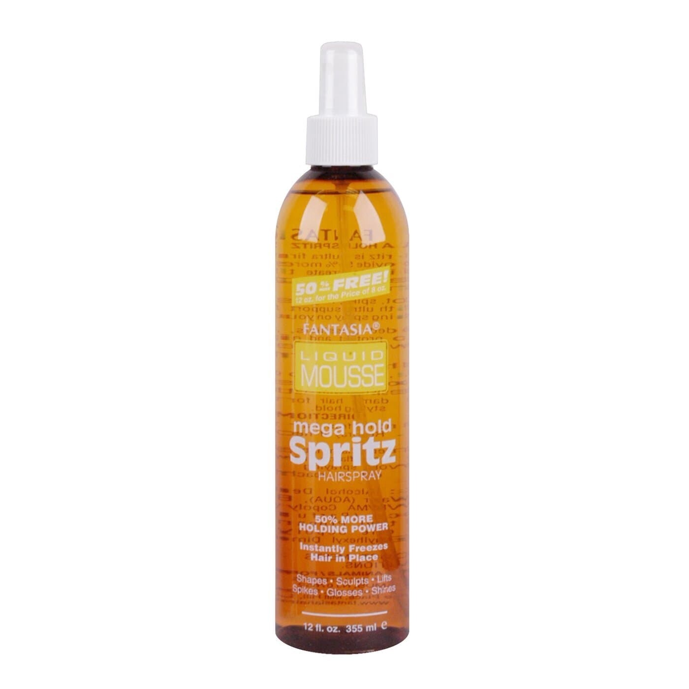 Fantasia IC   Liquid Mousse  Mega Hold Spritz Hairspray