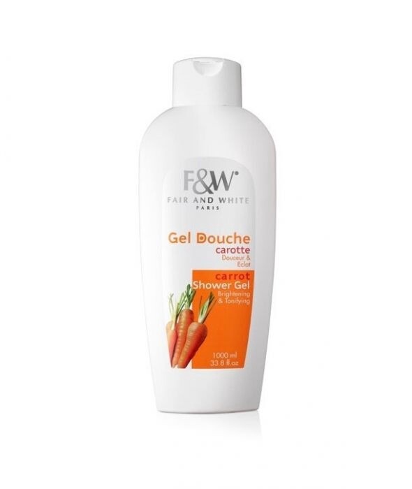 Fair And White  Gel Douche Carrot Shower Gel Brightening &amp; Tonifying