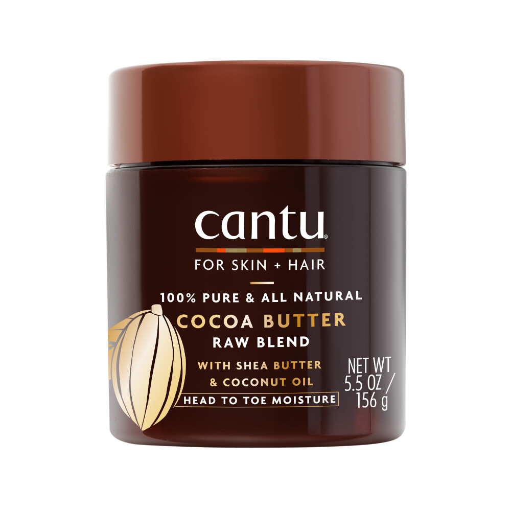 Cantu For Skin + Hair Cocoa Butter Raw Blend Head To Toe Moisture
