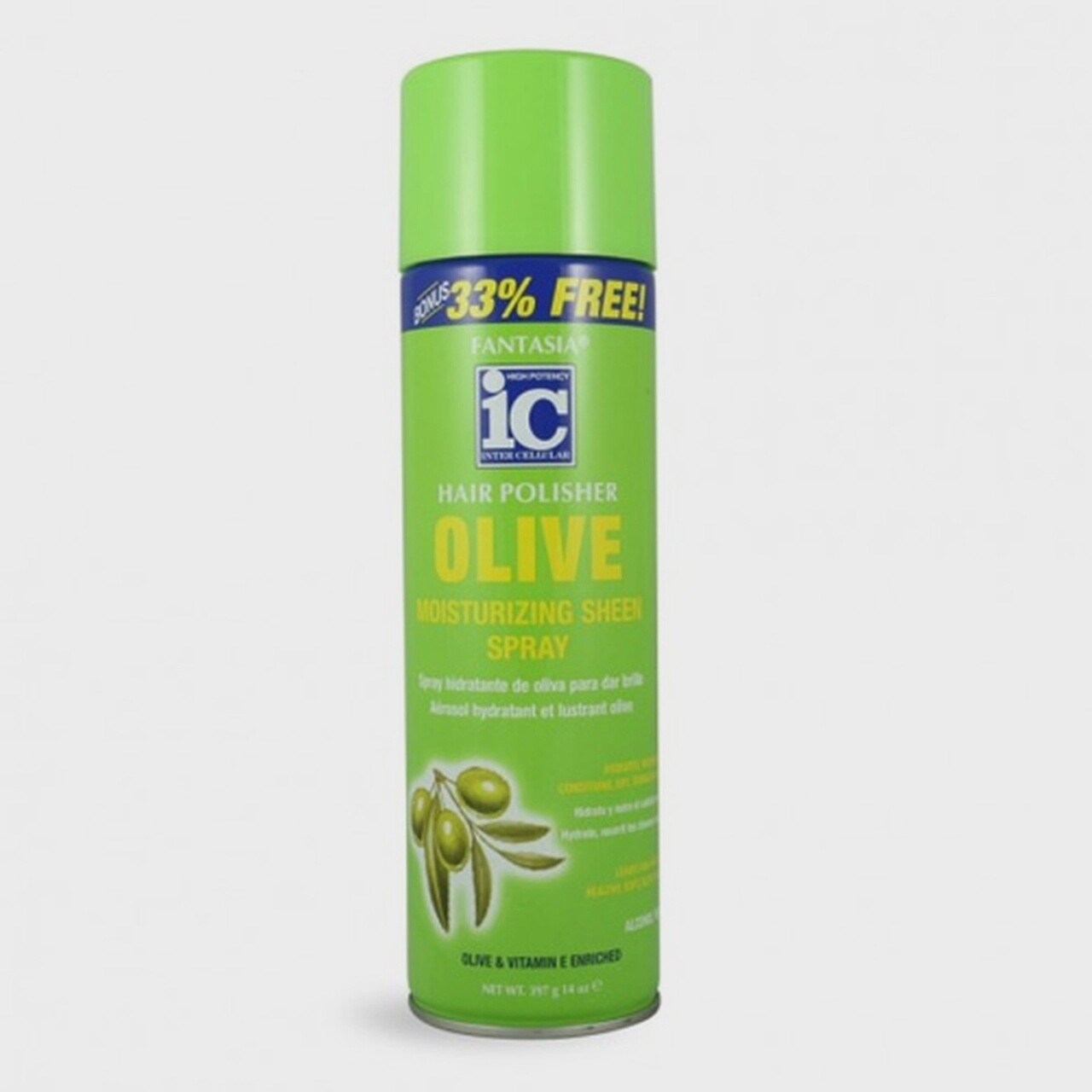 Fantasia IC   Hair Polisher Olive Moisturizing Sheen Spray