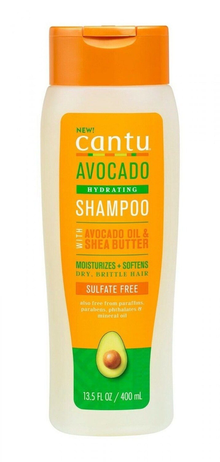 Cantu Avocado Hydrating Shampoo With Avocado Oil &amp; Shea Butter