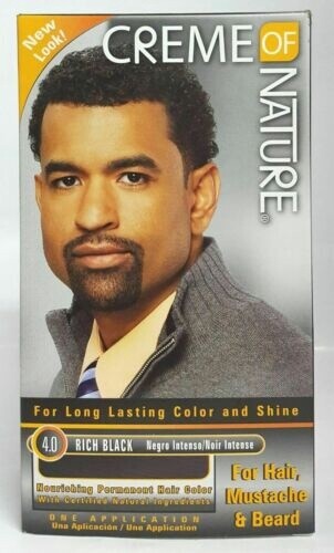 Creme of Nature  Rich Black -For Hair,Mustache &amp; Beard