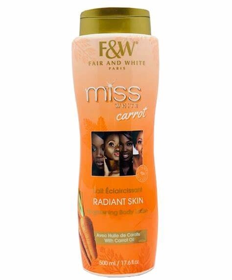 Fair And White  miss White Carrot Brightening Body Lotion