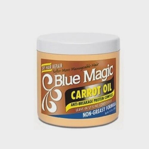 Blue Magic  Carrot Oil Anti-Brekage Protein Complex Leave-In Styling Conditioner