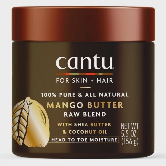 Cantu For Skin + Hair Mango Butter Raw Blend Head To Toe Moisture