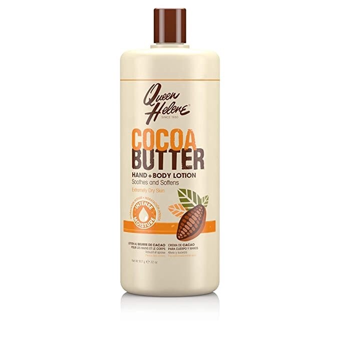 Queen Helene Cocoa Butter  Hand + Body Lotion Soothes and Softens