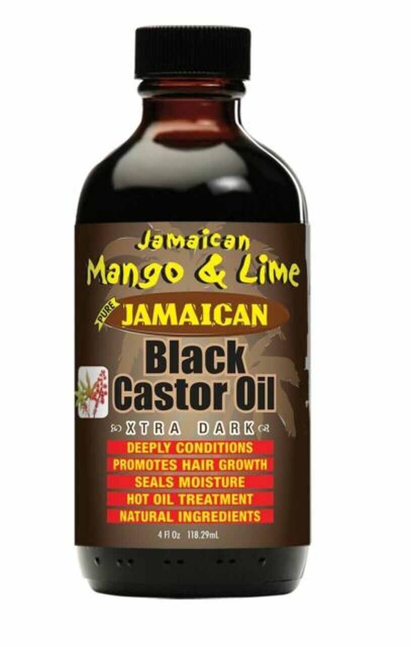 Jamaican Mango &amp; Lime Pure Jamaican Black Castor Oil Xtra Dark