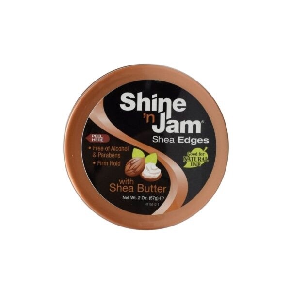 Shine &#39;n Jam  Shea Edges Firm Hold with Shea Butter