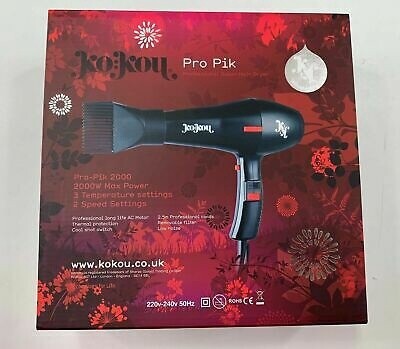 Kokou   Pro Pik  Professional Salon Hair Dryer Turbo 2000W Max Power