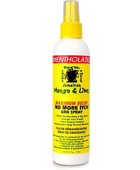 Jamaican Mango &amp; Lime Maximum Relief Mentholated No More Itch Gro Spray