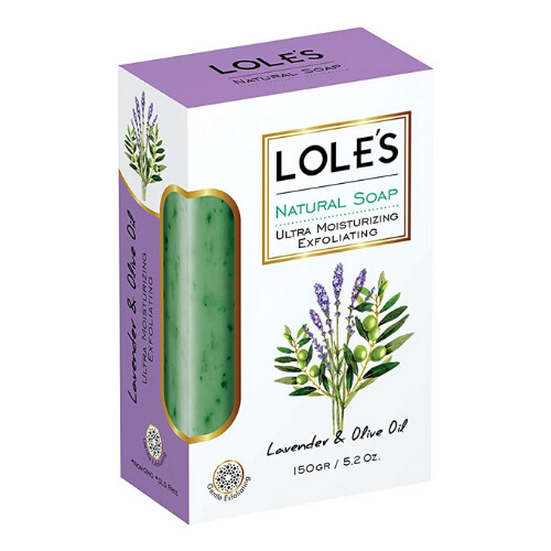 Lole&#39;s  Natural Soap Ultra Moisturizing &amp; Exfoliating Lavender &amp; Olive Oil