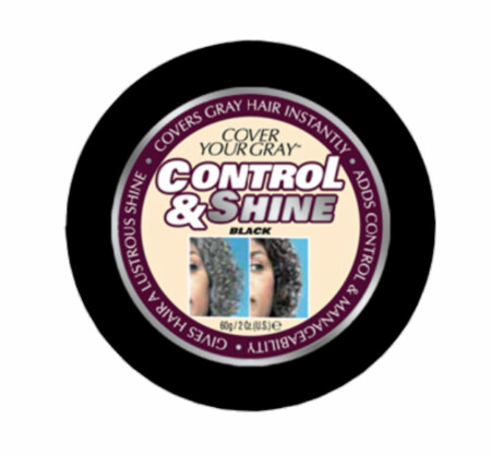 Cover your gray control&amp; shine black 2OZ