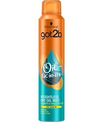 Schwarzkopf got2b oil-licious Weightless Dry Oil Mist