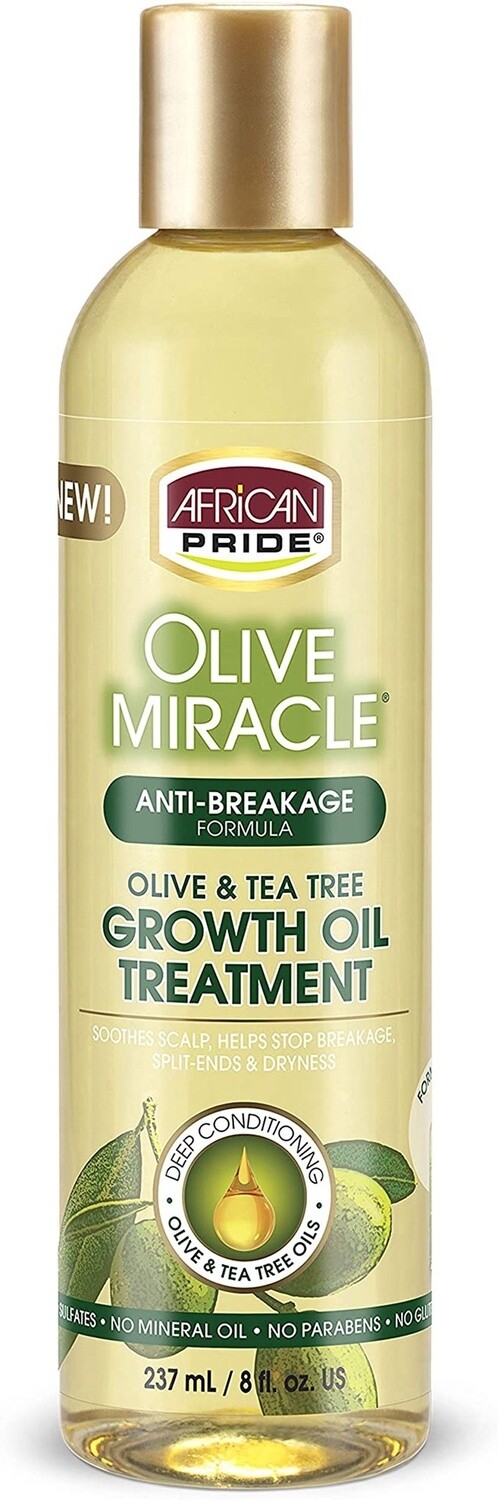 Olive Miracle  Olive &amp; Tea Tree Growth Oil Treatment