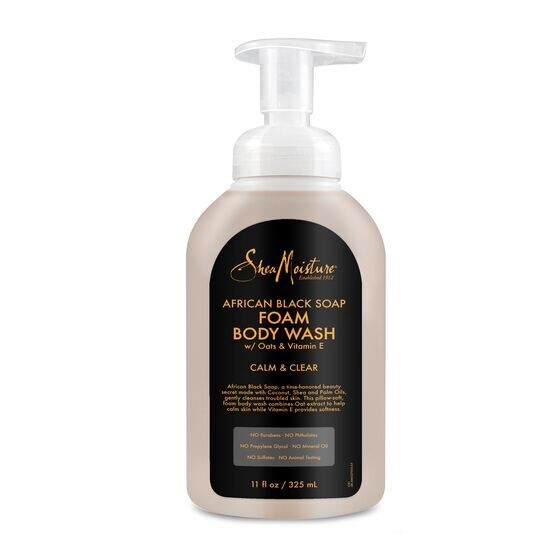 Shea Moisture  African Black Soap Foam Body Wash