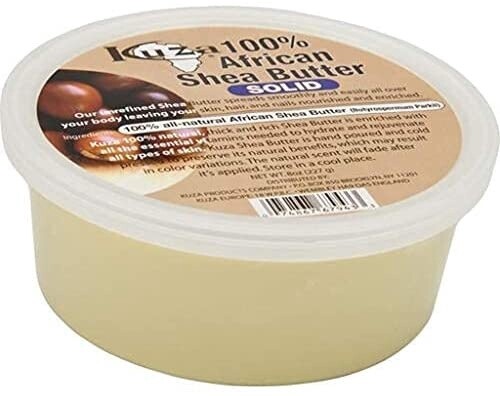 Kuza Naturals 100% African Shea Butter Solid - White