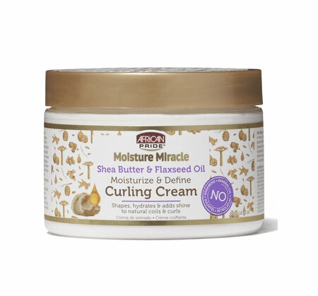Moisture Miracle Shea Butter &amp; Flaxseed Oil Moisturize &amp; Define Curling Cream