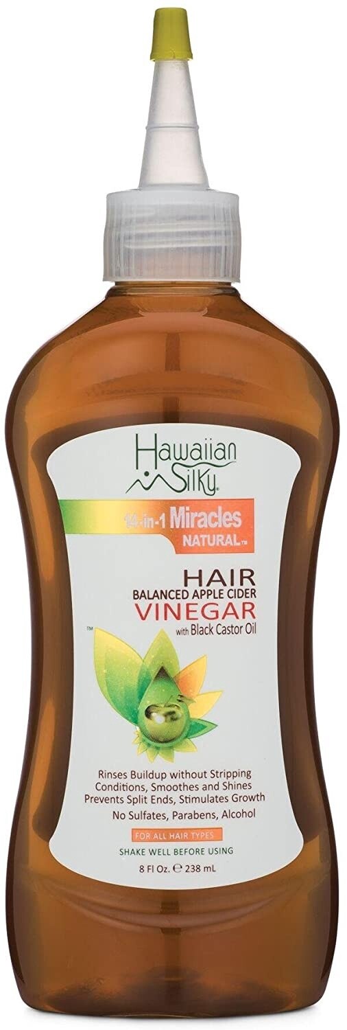 Hawaiian Silky  Hair Balanced Apple Cider Vinegar with Black Castor Oil