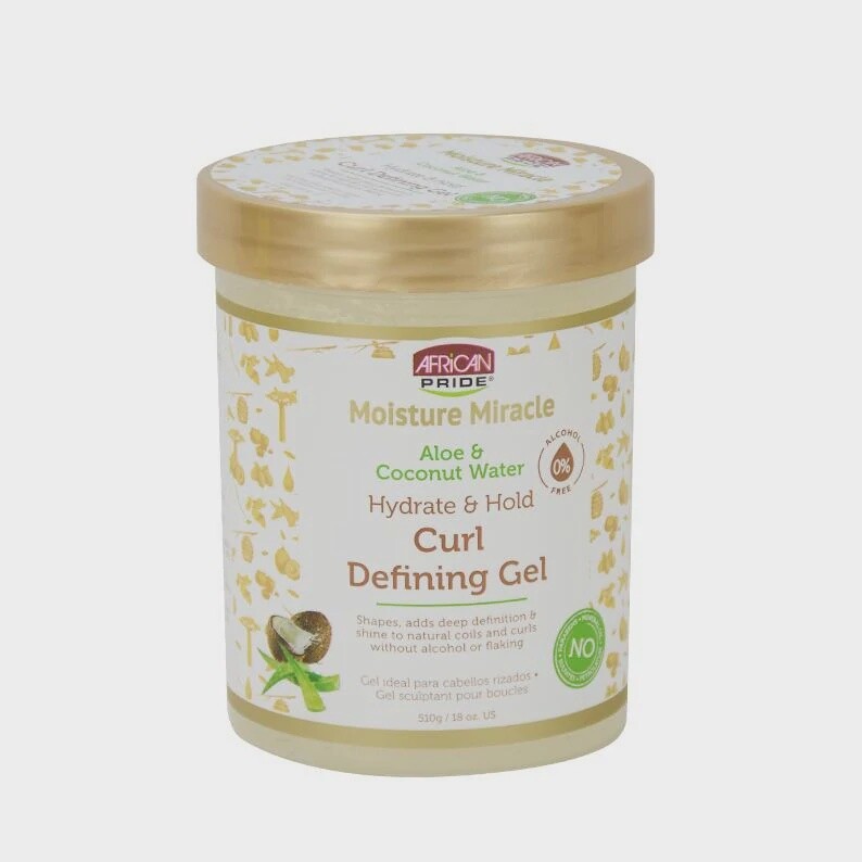 Moisture Miracle Aleo Vera Gel &amp; Coconut Water Curl Defining Gel