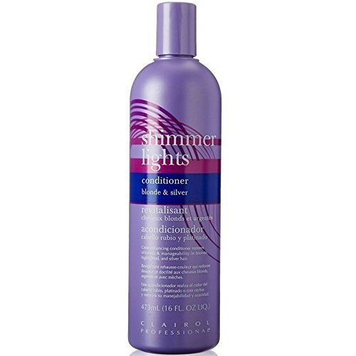 Clairol Professional  Shimmer Lights  Conditioner Blonde &amp; Silver 16oz/473ml