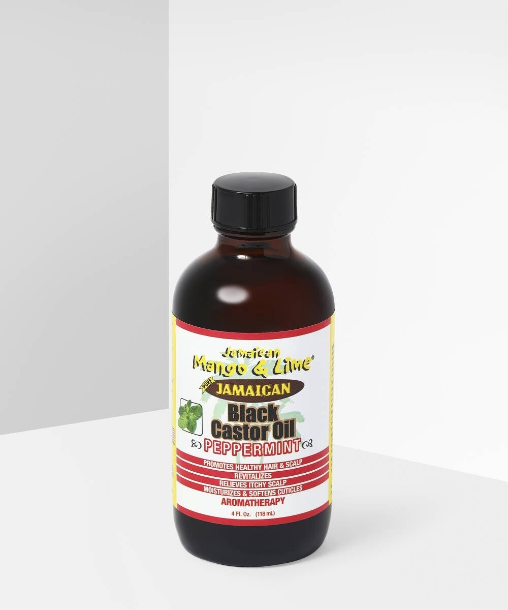 Jamaican Mango &amp; Lime Pure Jamaican Black Castor Oil Peppermint
