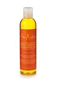 Shea Moisture  Argan Oil &amp; Raw Shea Bath, Body &amp; Massage Oil w/ Frankincense &amp; Myrrh