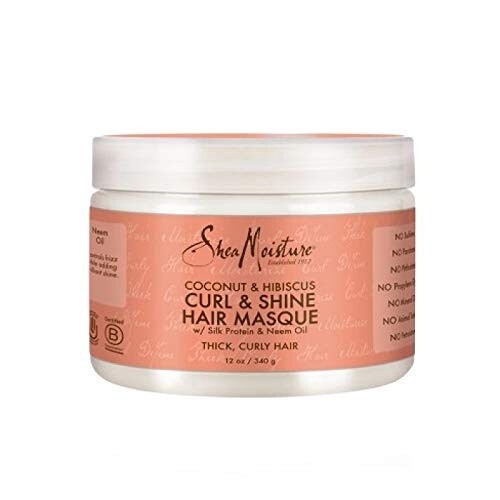 Shea Moisture  Coconut &amp; Hibiscus Curl &amp; Shine Hair Masque