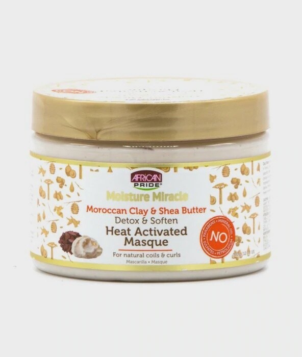 Moisture Miracle Moroccan Clay &amp; Shea Butter Detox &amp; Soften Heat Activated Masque