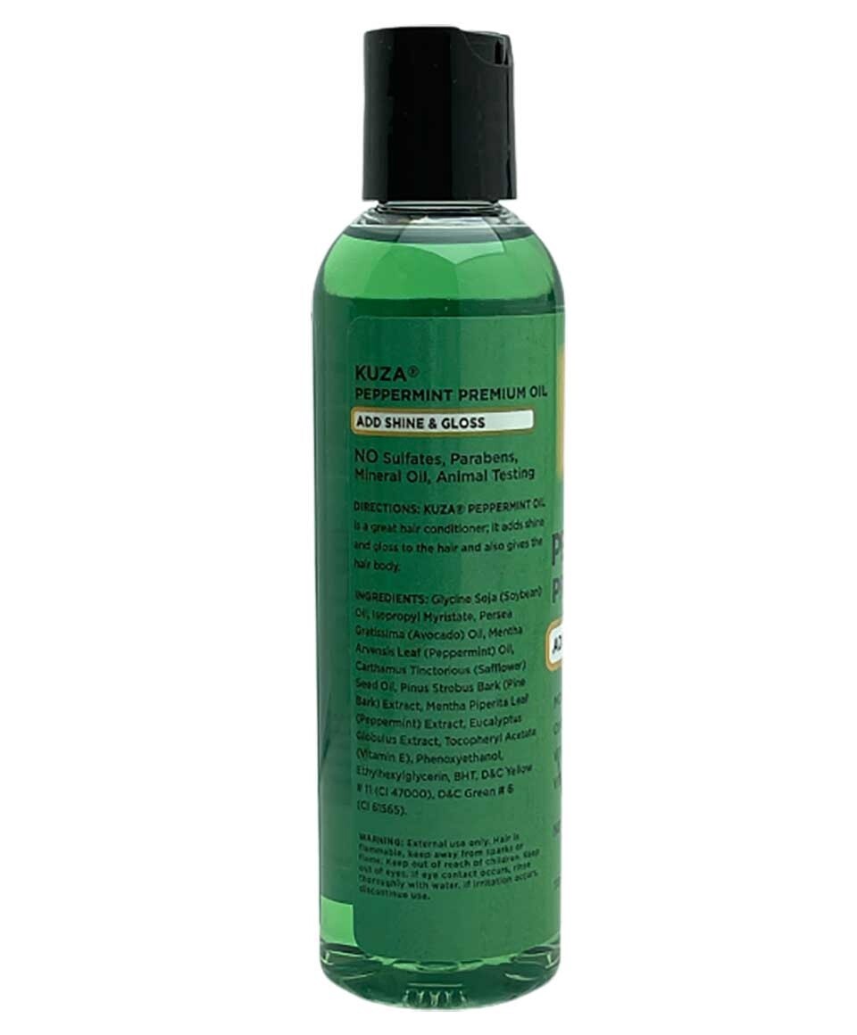 Kuza Peppermint Premium Oil Add Shine &amp; Gloss