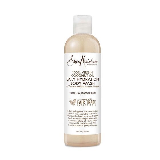 Shea Moisture 100% Virgin Coconut Oil Daily Hydration Body Wash/New/384ml