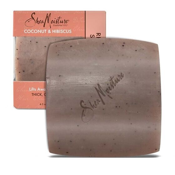 Shea Moisture  Coconut &amp; Hibiscus Rhassoul Clay Shampoo Bar/New/128g