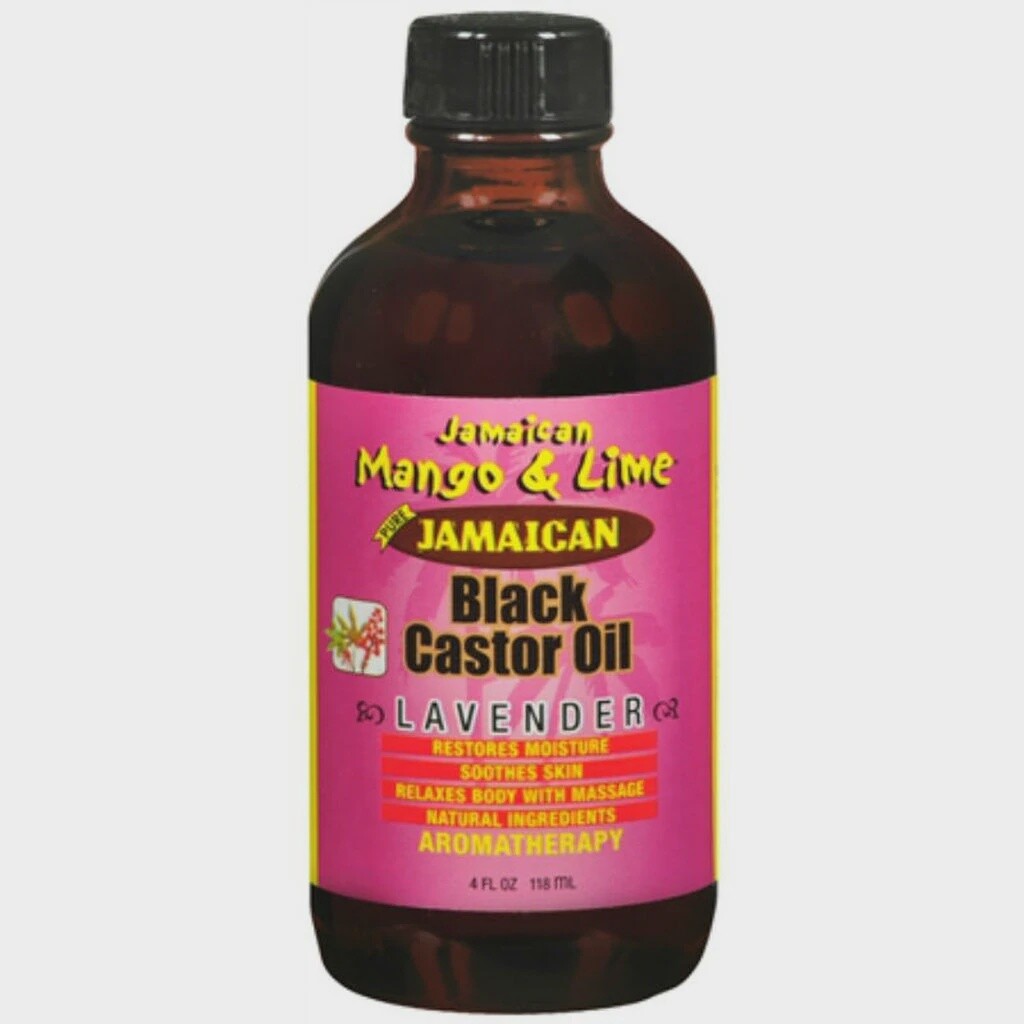 Jamaican Mango &amp; Lime Pure Jamaican Black Castor Oil Lavender