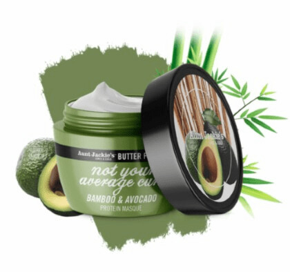 Butter Fusions Not Your Average Curl Bamboo &amp; Avocado Protein Masque 227g
