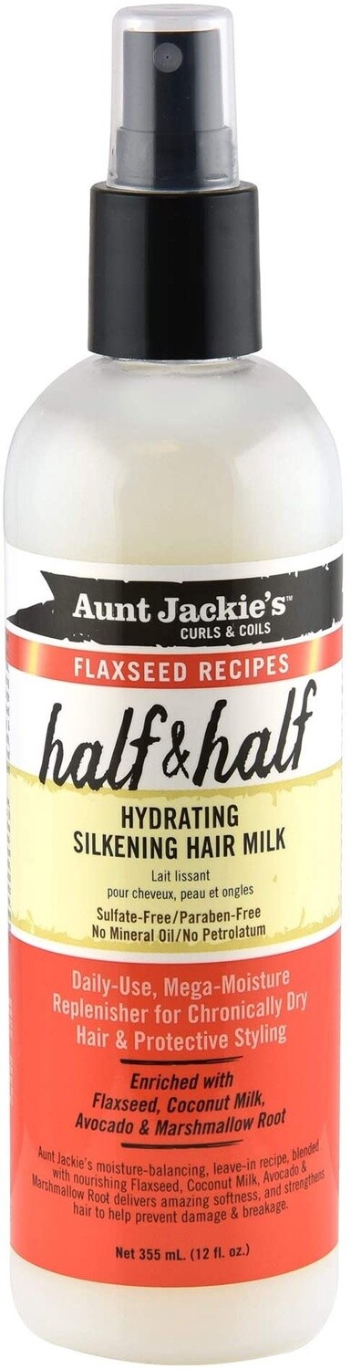 Flaxseed Recipes half&amp;half Hydrating Silkening Hair Milk