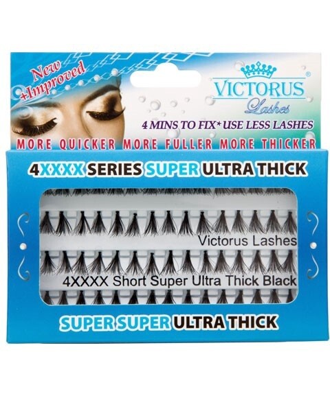 VICTORUS LASHES 4XXXX Short Super Ultra Thick Black