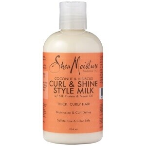 Shea Moisture  Coconut &amp; Hibiscus Curl &amp; Shine Style Milk