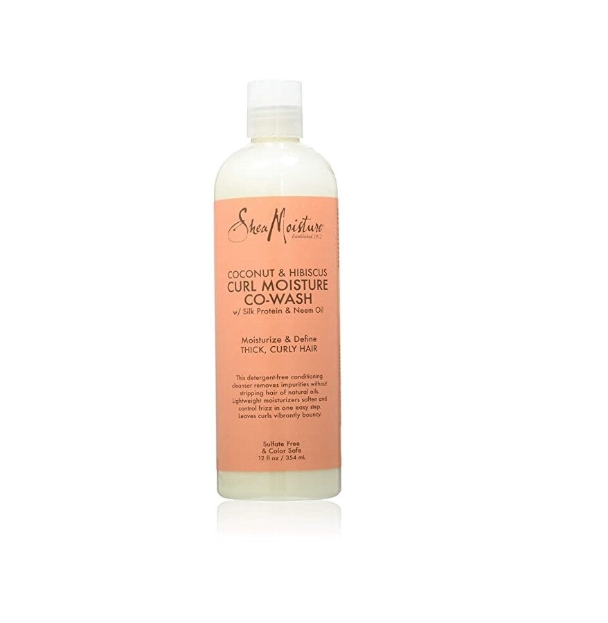 Shea Moisture Coconut &amp; Hibiscus Curl Moisture Co-wash Moisturize &amp; Define