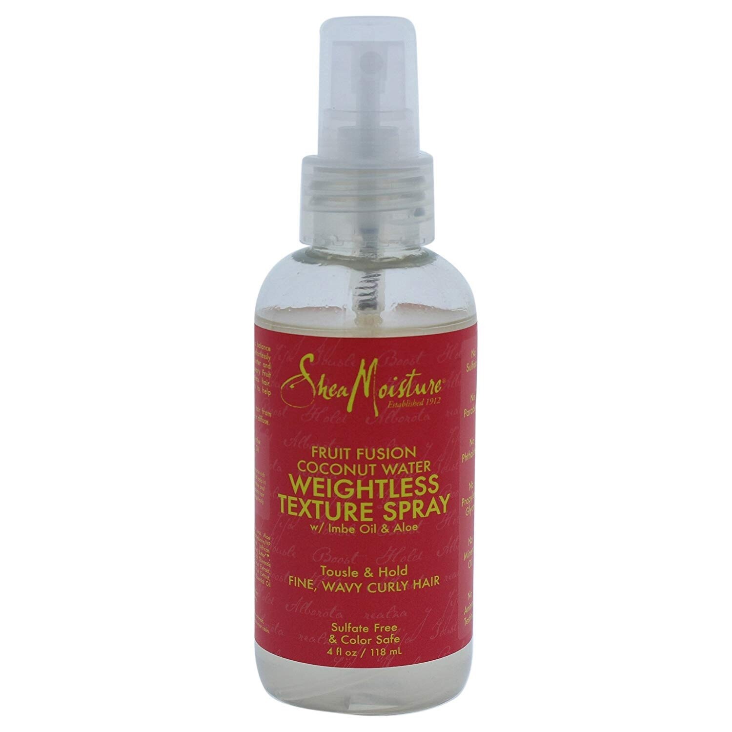 Shea Moisture  Fruit Fusion Coconut Water  Weightless Texture Spray