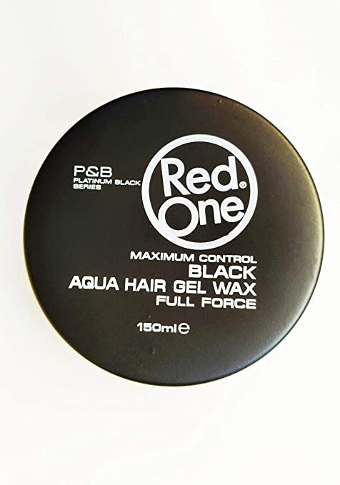 Red One P&B Maximum Control Black Aqua Hair Gel Wax Full Force