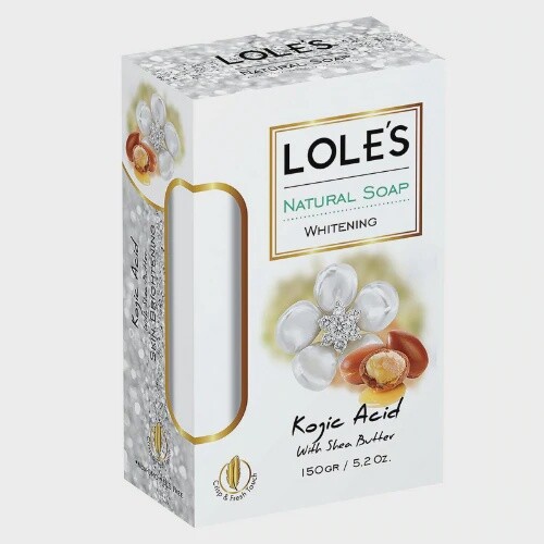 Lole&#39;s  Natural Soap Lightening Kogic Acid with Shea Bitter