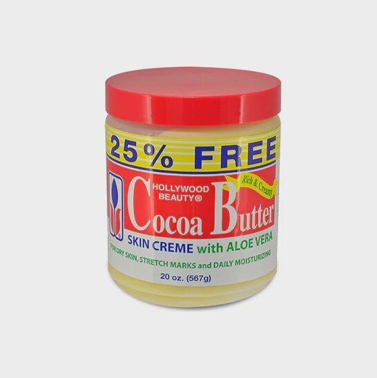 Hollywood Beauty Cocoa Butter  Skin Crème with Aloe Vera - 25% free