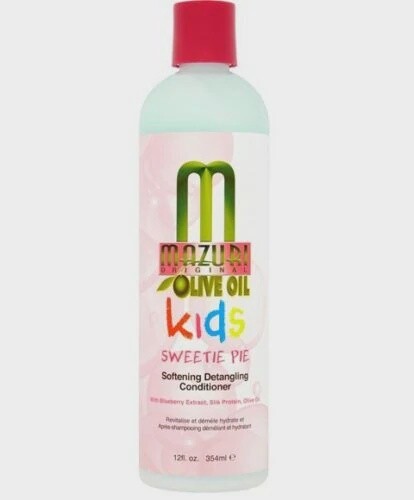 Mazuri original olive oil kids sweetie pie, softening detangling conditioner, 12fl.oz