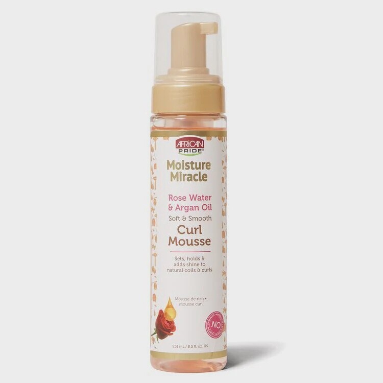 Moisture Miracle Rose Water &amp; Argan Oil Soft &amp; Smooth Curl Mousse