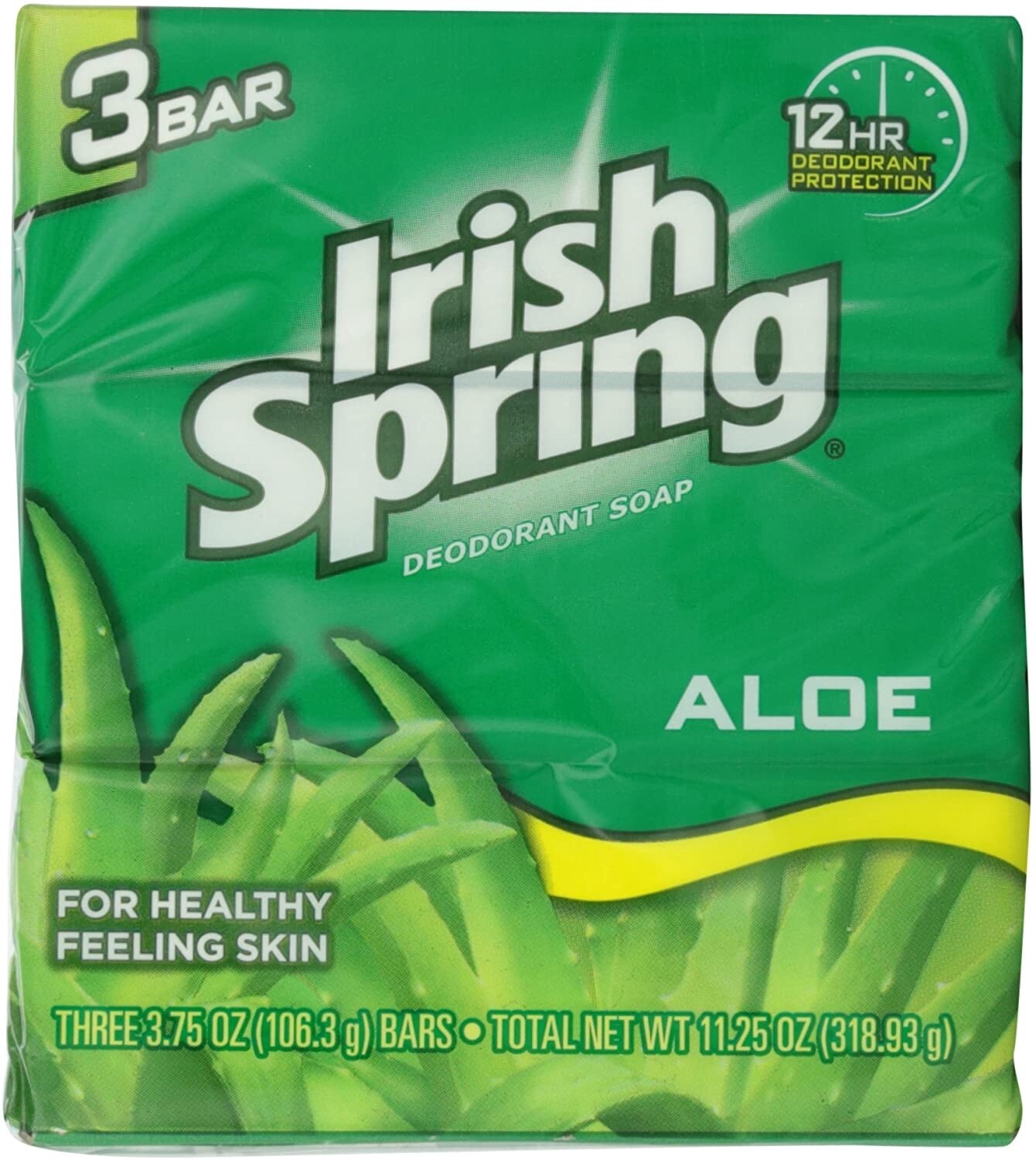 Irish Spring  Aloe Deodorant Soap 3 Bars